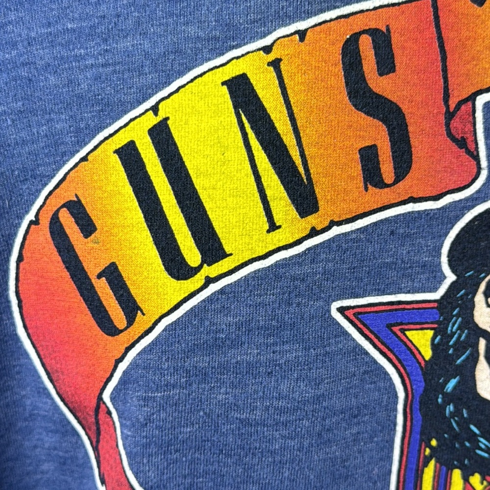 Guns N Roses Graphic T-Shirt Appetite for Destruction Crew Neck Short Sleeve - Picture 5 of 8